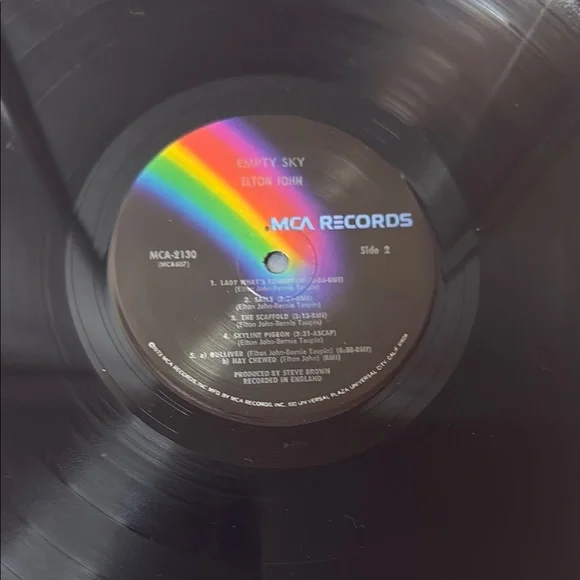 Elton John 'Empty Sky' Vinyl Record NEVER PLAYED Perfect Condition - Picture 12 of 13